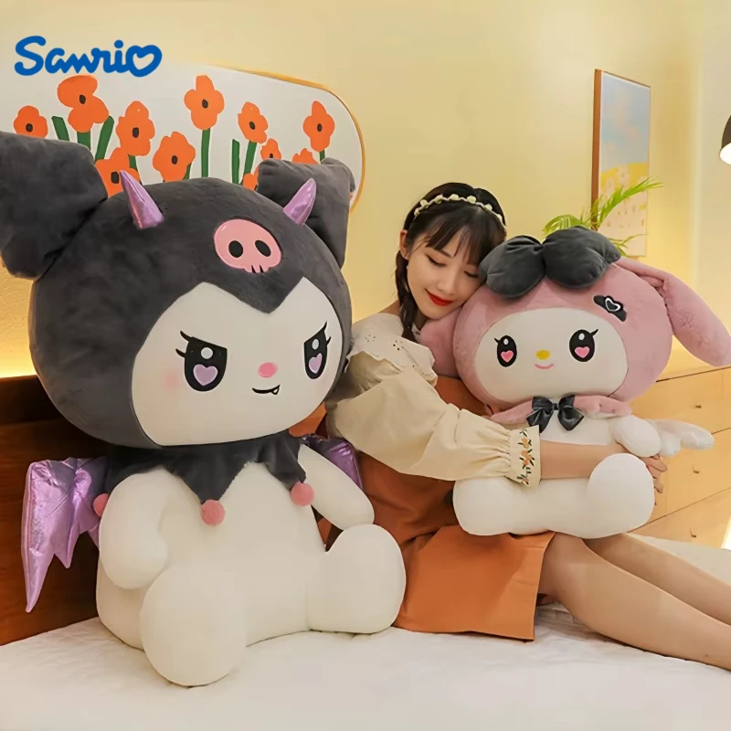とてもデカいくろみ super big kuromi 100CM Super Big Size Sanrio Dark Demon Kuromi Plushies My