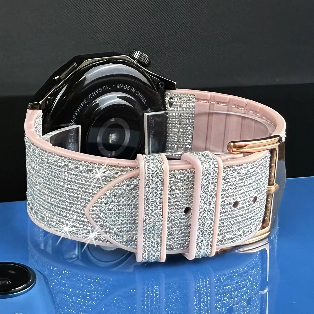 Elegant Bling Strap for Smartwatches, 22mm/20mm