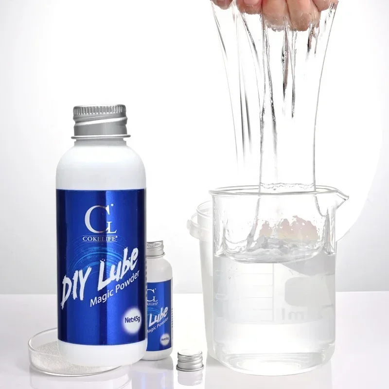 DIY Powder Lubricant Personal Lube 45g Water Soluble Sexual Lubricant Sex Shop Use