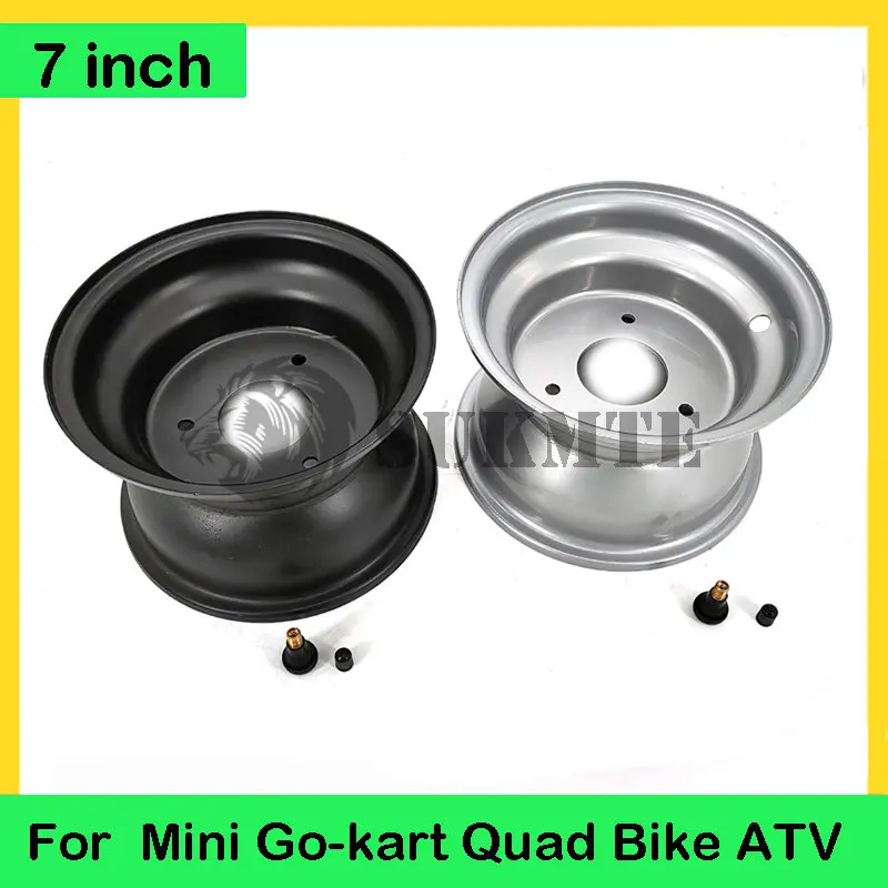 Alu Felgen Hälfte 4Zoll Typ54 Gas Scooter Mini Quad HMParts SCHNELLER VERSAND