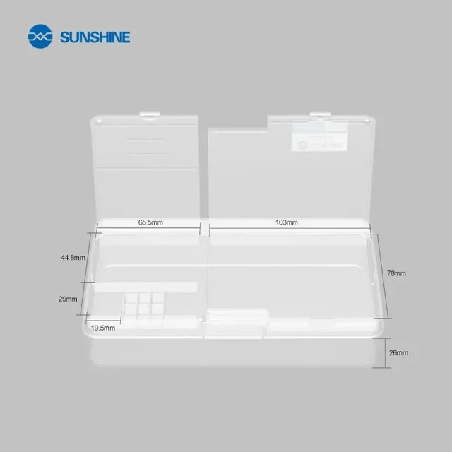 علبة حفظ وتنظيم صيانة SUNSHINE SS-001A Pro – متعددة الأغراض (للبورد، المسامير، والشاشات) 6