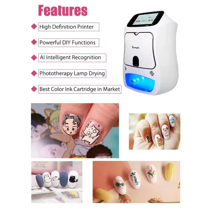High Quality and Low Price Newest Nail Printer 3d Digital Nail