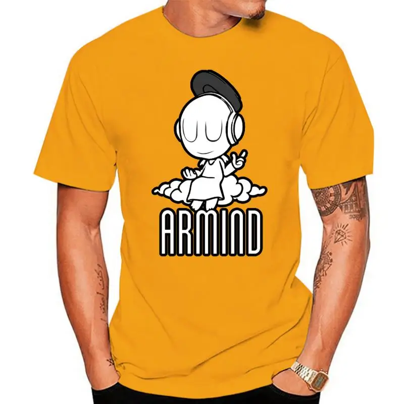 

New ARMIND Trance Music Logo *Armin Van Buuren Men's White T-Shirt Size S-3XL Men T Shirt Men Clothing Plus Size Top Tee