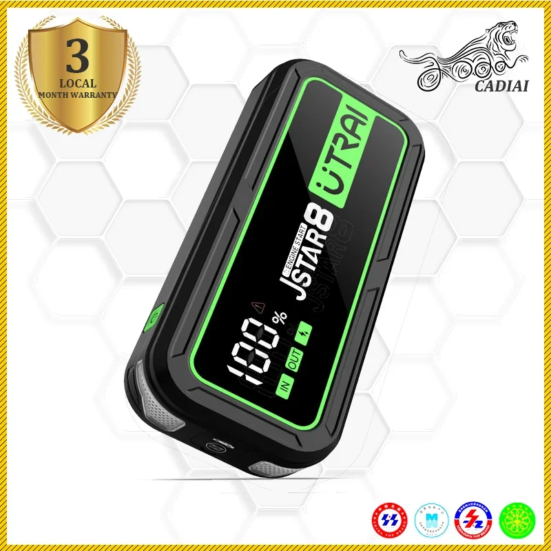 Utrai 20000Mah Car Jump Starter Power Bank 3000A Car Booster Auto Dispositivo Di Avviamento Di Emergenza Jump Start Per Benzina Diesel
