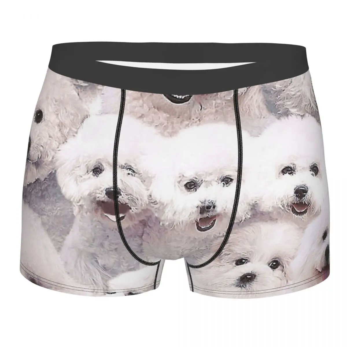 

Animal Meme Bichons Dogs Underpants Breathbale Panties Man Underwear Print Shorts Boxer Briefs