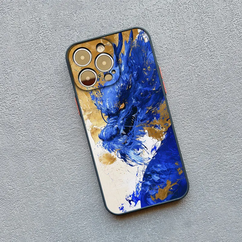 Golden Chinese Dragon Shockproof Phone Case - Elegant and Durable Protective Shell