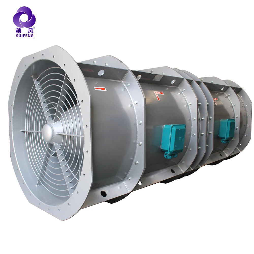 

Hot sales industrial ventilation bifurcated fan axial flow fan air extractor