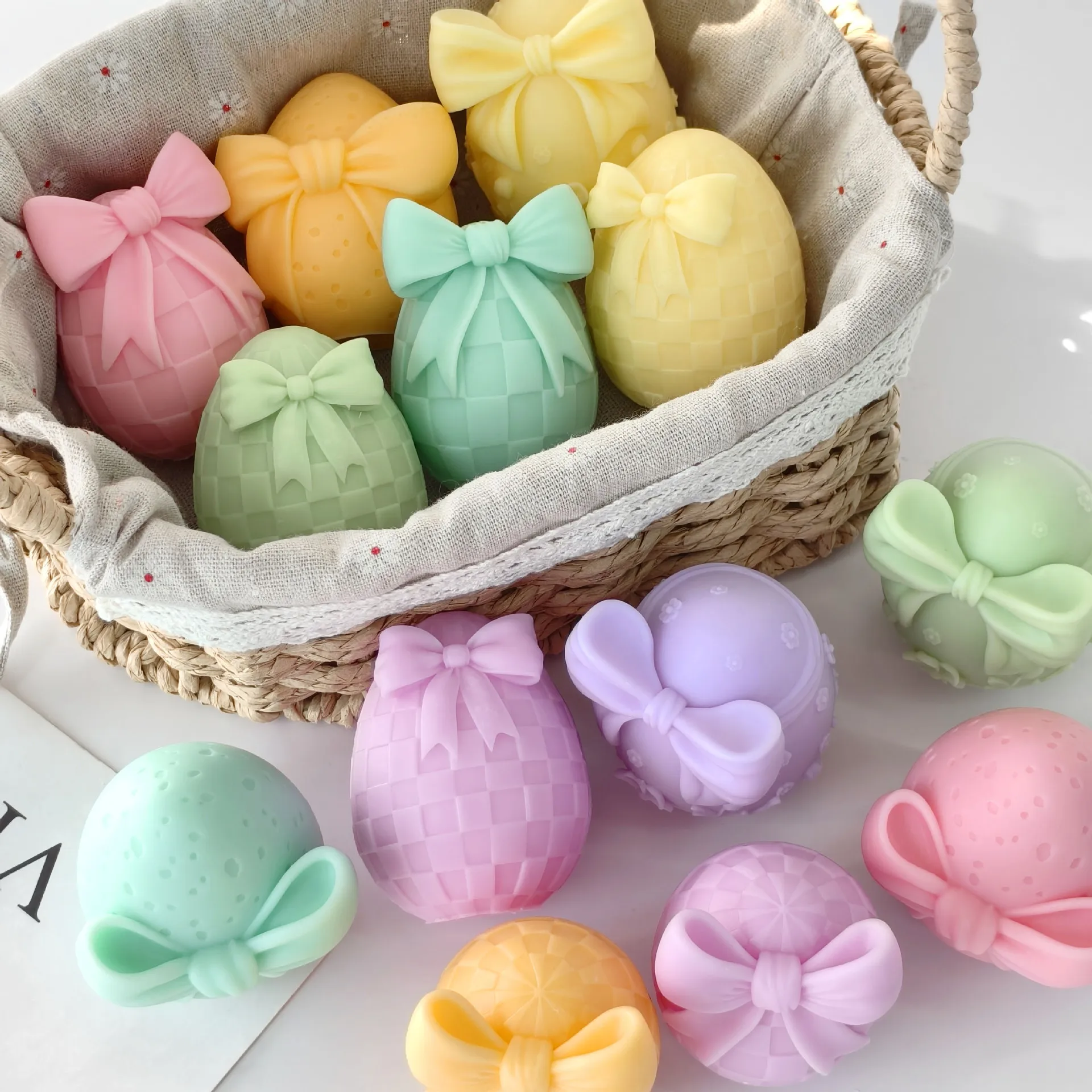 3D Bow Easter Egg Mold 2