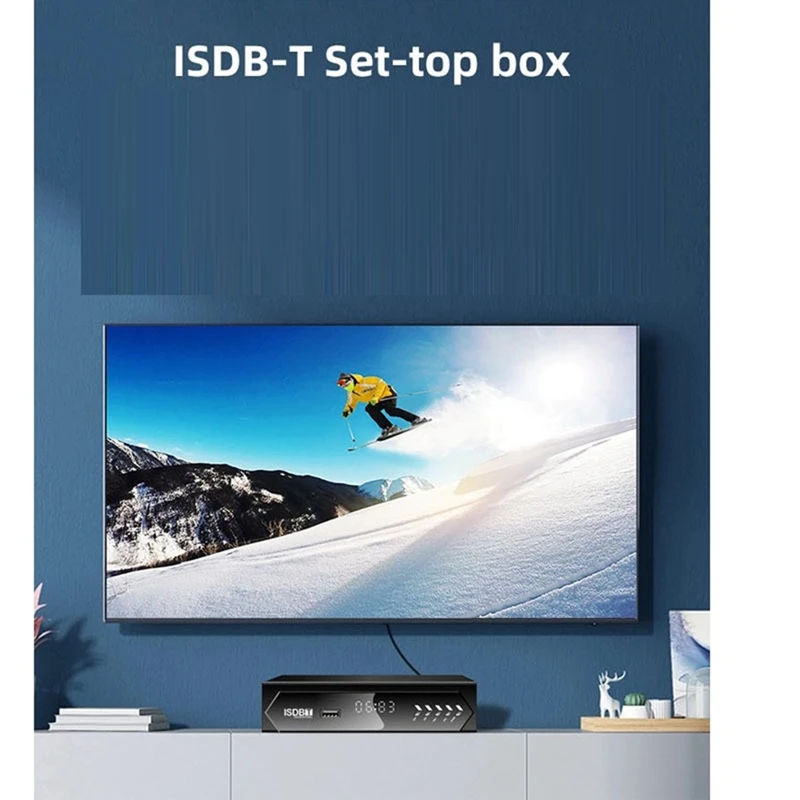 ISDB-T 케이블 포함 지상 디지털 비디오 방송 TV 리시버, 1080P HD 셋톱 박스, 브라질, 칠레, EU 플러그