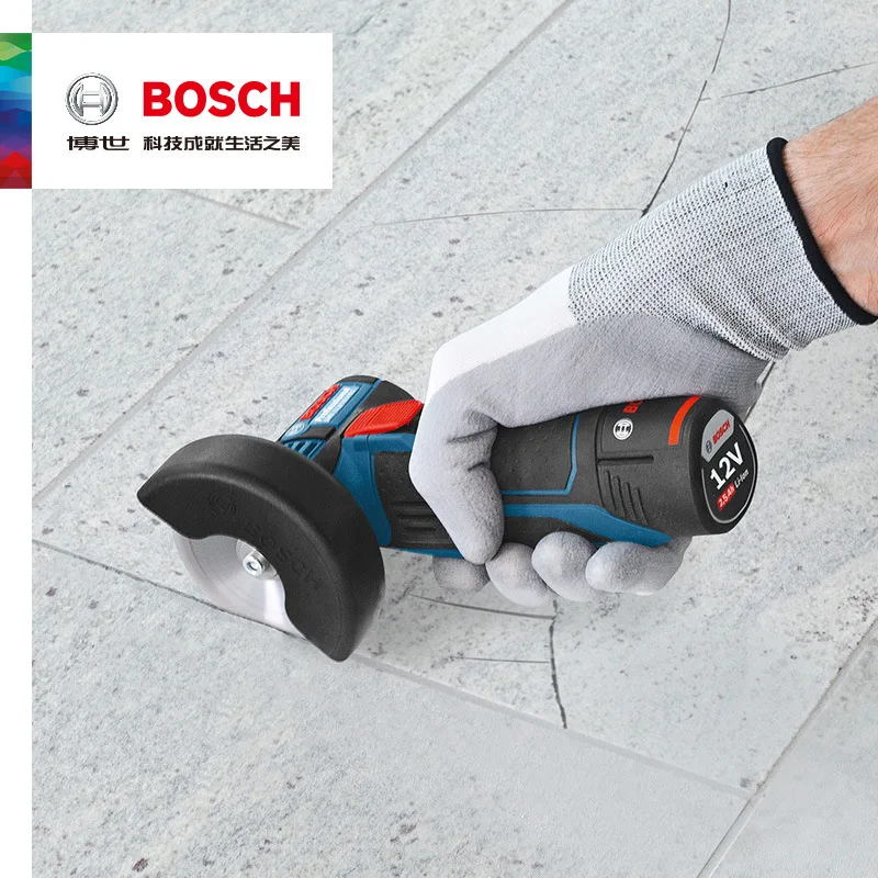 Bosch GWS12V-76 Mini Angle Grinder Metal Wood Hydroelectric Plastic Pipe  Tile Small Household Lithium Electric Cutting Machine