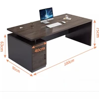 Bureau de bureau moderne pour chambre à coucher, rangement Design de luxe, bureau à la mode, travail classique Biurko Do Komputera, accessoires pour la maison 5