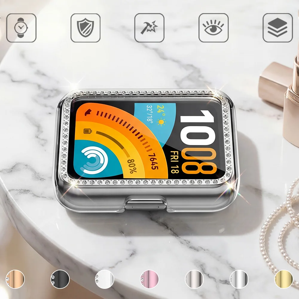 Diamond Protector All-Around Hard PC Bumper Frame Watch Cover