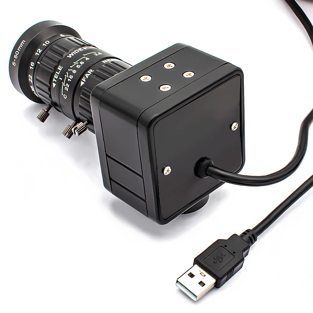IMX577 12MP USB Camera 1080P 120FPS Industrial Metal Box With 5-50mm High Qualit