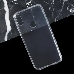 Gel Pudding Silicone Phone Protective Back Shell - Soft TPU Case for Asus Zenfone Max Pro M1 (Transparent TPU Case)
