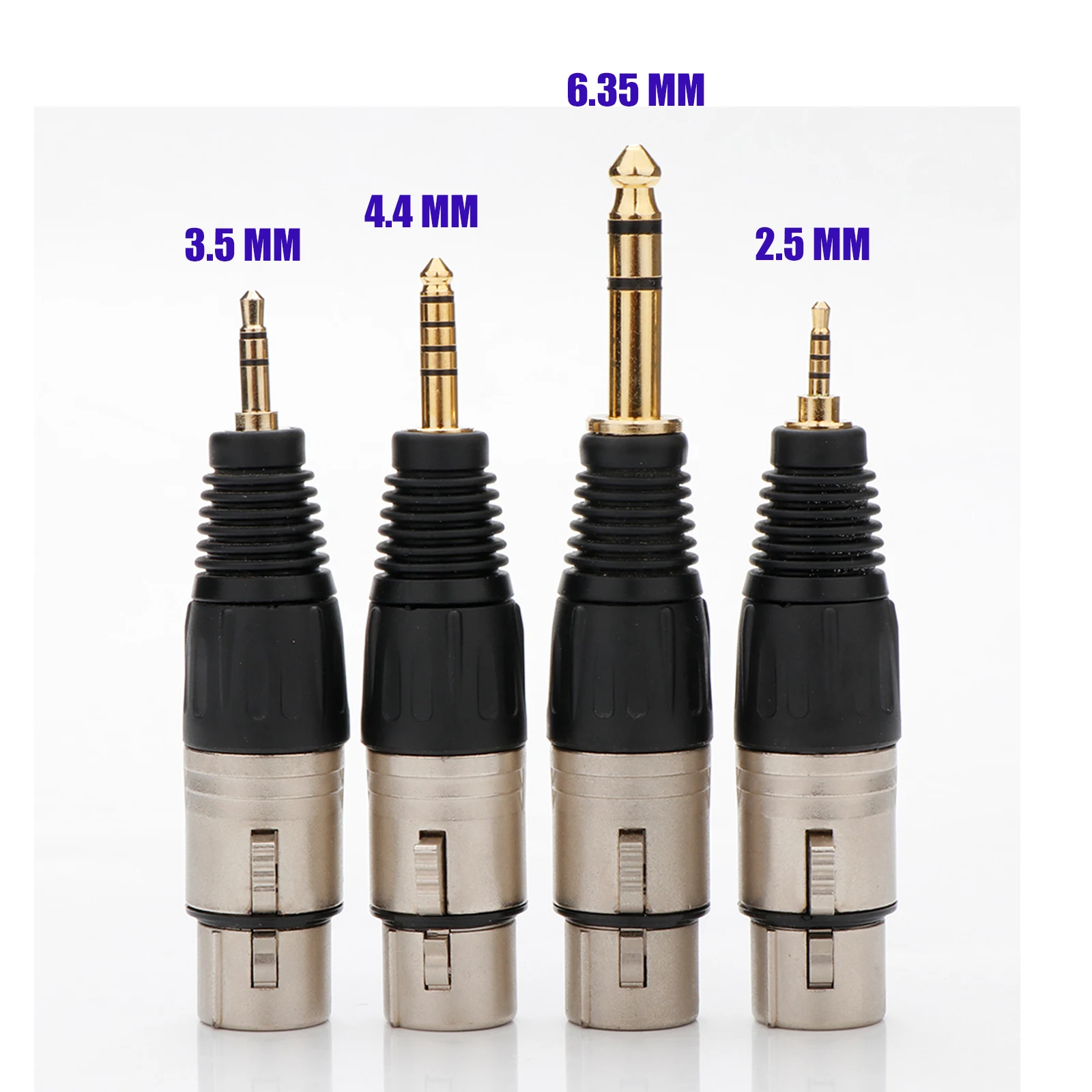 HIFI New 4 Pin XLR Female to 3.5 Jack 4.4mm 2.5mm 6.35mm Plug Pentaconn ...