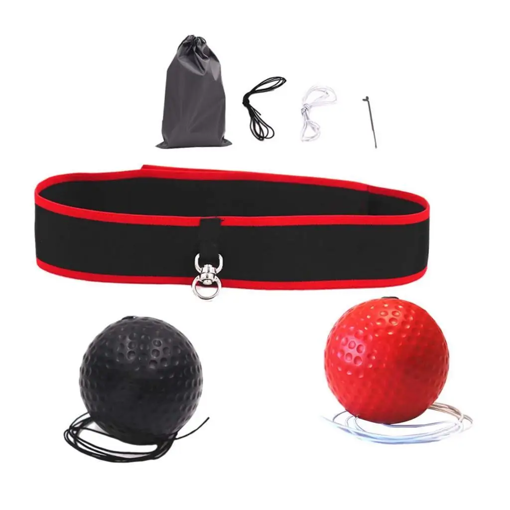 Boxe Reflex Ball Fascia Per Capelli Set Punzonatura Velocità Fitness Reflex Punching Ball
