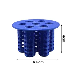 Seed Germination Tray with 7 Cells - Space - Saving Garden Nursery Pot for Effortless Plant Growth (Blue)