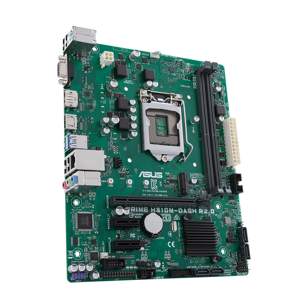 CPU intel i5 8400 asus h310m Asus Prime H310M-C MicroATX Motherboard Intel I/O Shield i5