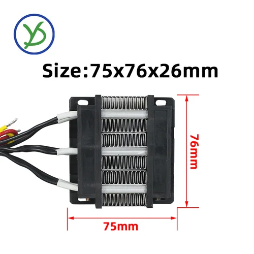 절연 Ptc 공기 히터, 세라믹 요소, 전문 히터, 공장 직접 판매, 인큐베이터 부품, 12V, 150W 2