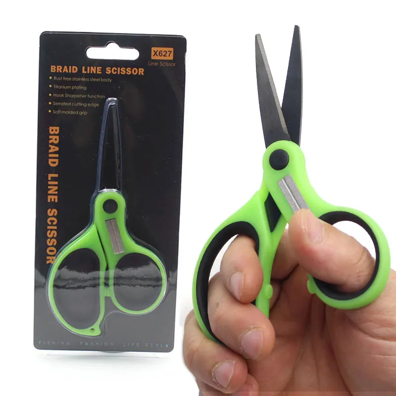 Carp Fishing Scissor Braided Hooklink Nylon Line Cutter Tools With - Main Image