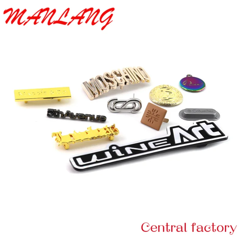 Metal Clothing s Labels Name Sewing Metal Garment Label Plate Tags