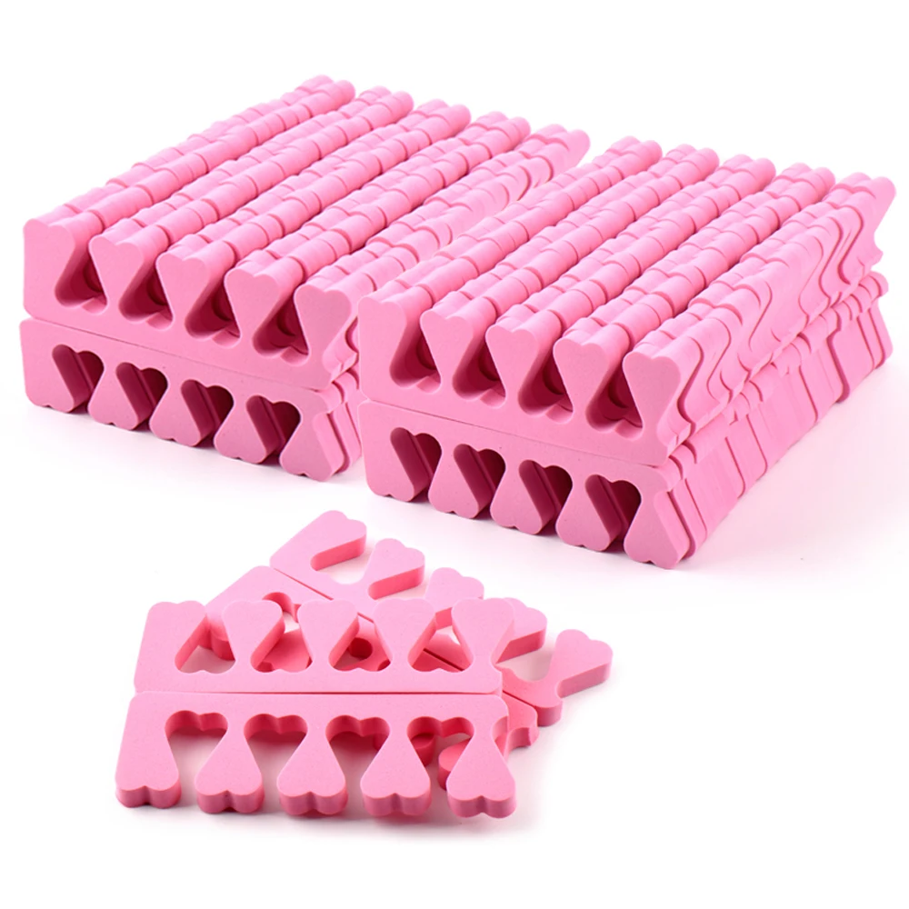 Nail Art Fingers Toes Separators 30pairs/Pack 60pcs for Manicure Pedicure