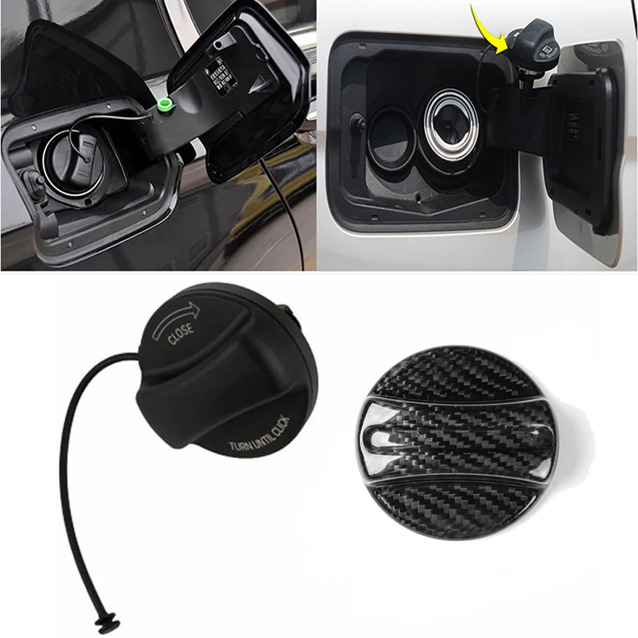 Universal Fuel Tank Air Cap Assembly Dry Carbon Fiber For Bmw E Series