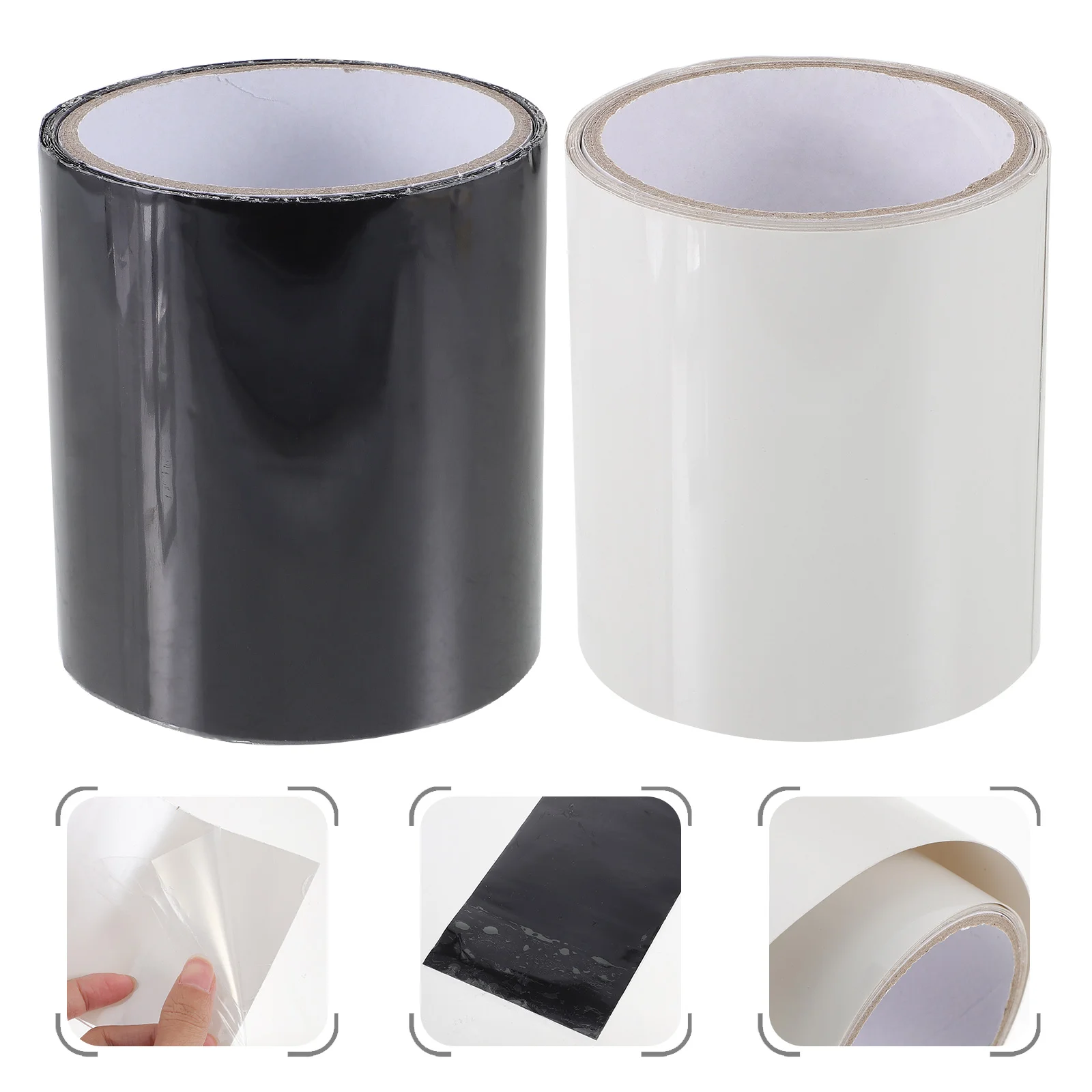 

2 Rolls Duct Tape Pipe Repairing Sealant Waterproof for Leaks The Sealing Pipeline Leakage
