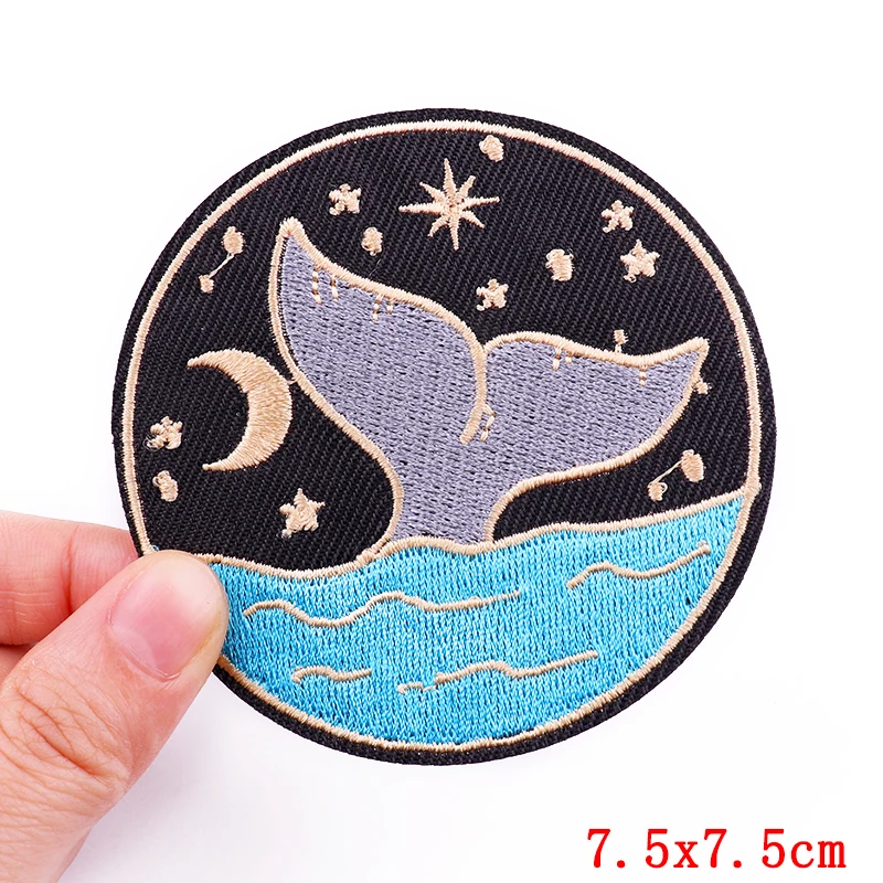 Patch Thermocollant Hippocampe - Broderie Jaune Pour Vêtements Et Accessoires