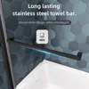 Shower Door, 56-60 "W X 74 "H, Double Sliding Doors, Tempered Glass, Reversible Installation, Bathroom Glass Shower Door 6