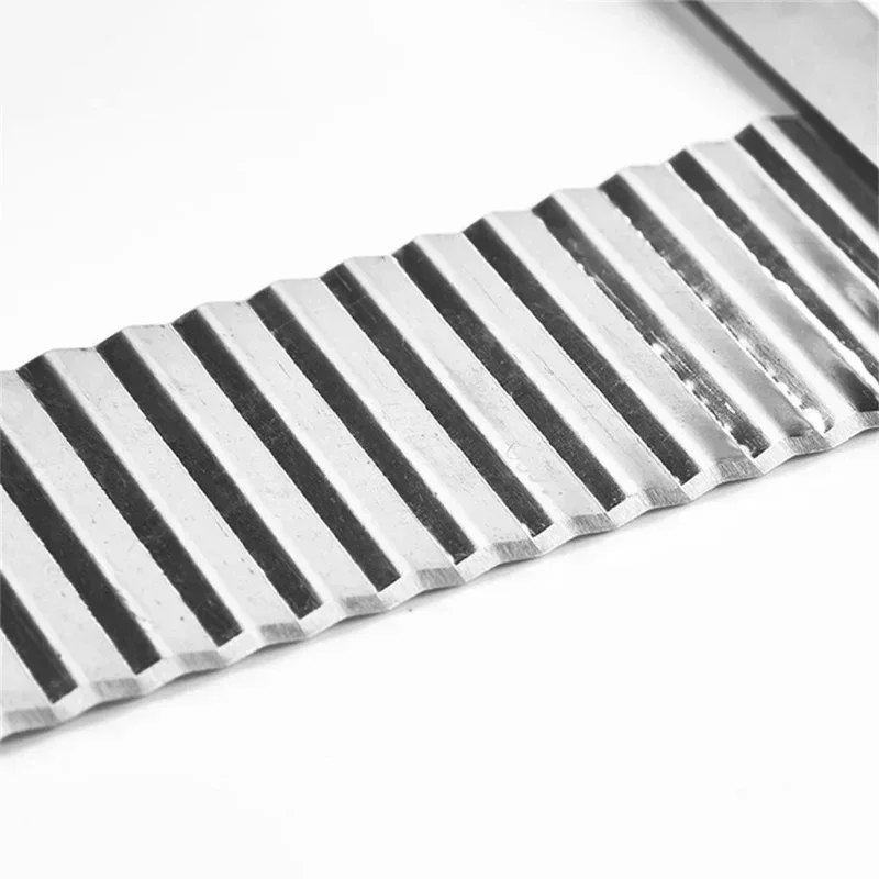 Stainless Steel Vegetable Slicer Potato Chip Dough Fruit Crinkle Wavy Slicer Knife French Fry Maker Tools