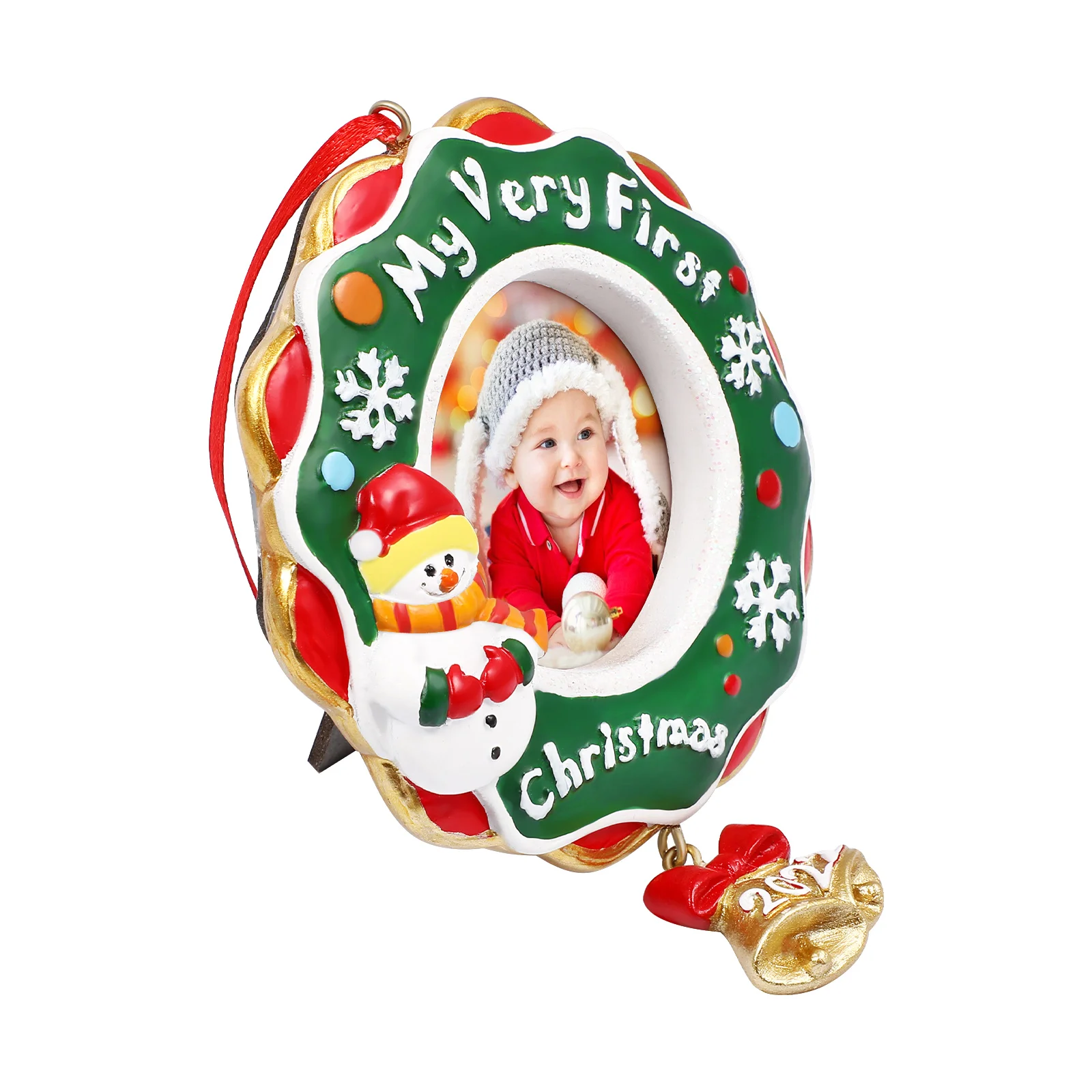 

Picture Frames Resin Photo Souvenir Christmas Baby Ornament New Born Decorations