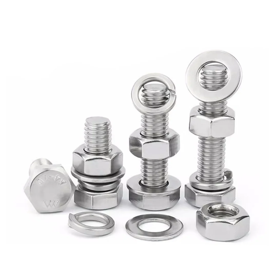 480pcs 304 Stainless Steel Hex Bot and Nut Combination Kit, Designed for Scenarios such as Mechanical Assembly, Home Repair