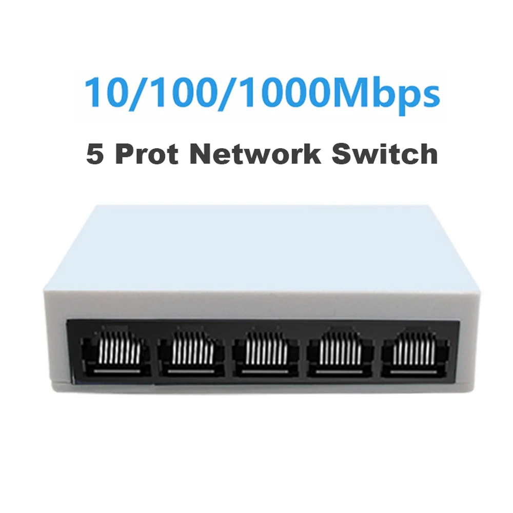 5 8 Port 1000Mbps Gigabit Network Switch Ethernet Smart Switcher High  Performance RJ45 Hub Internet Splitter - AliExpress