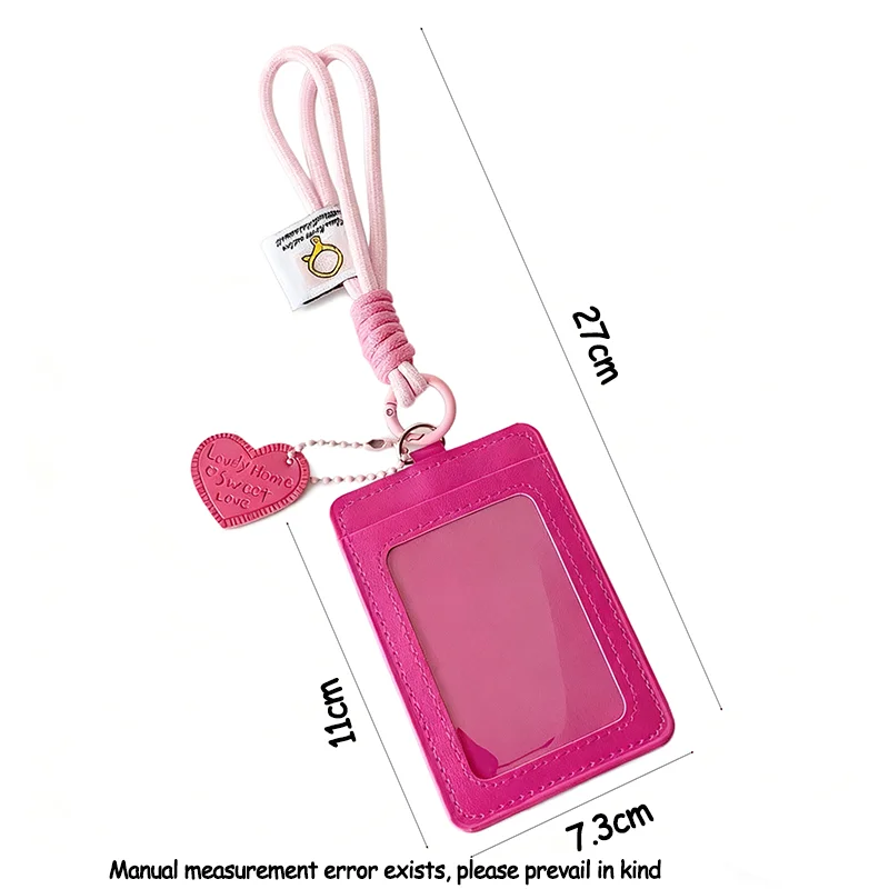 Premium Leather ID Card Holder with Keyring and Backpack Attachment