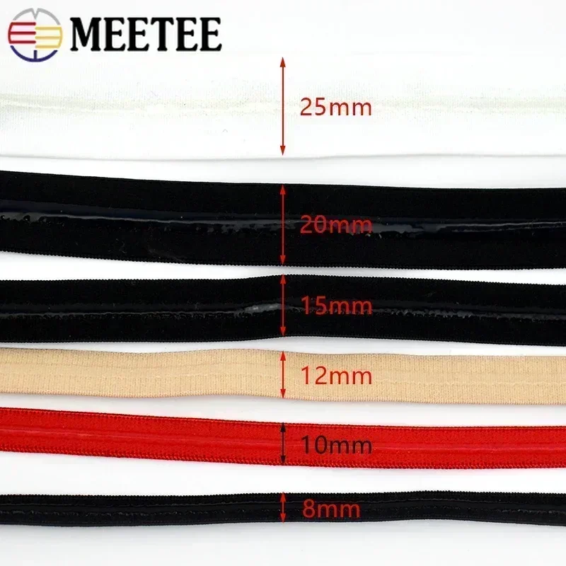 Transparent Silicone Non-Slip Elastic Band for DIY Sewing and Underwear Accessories