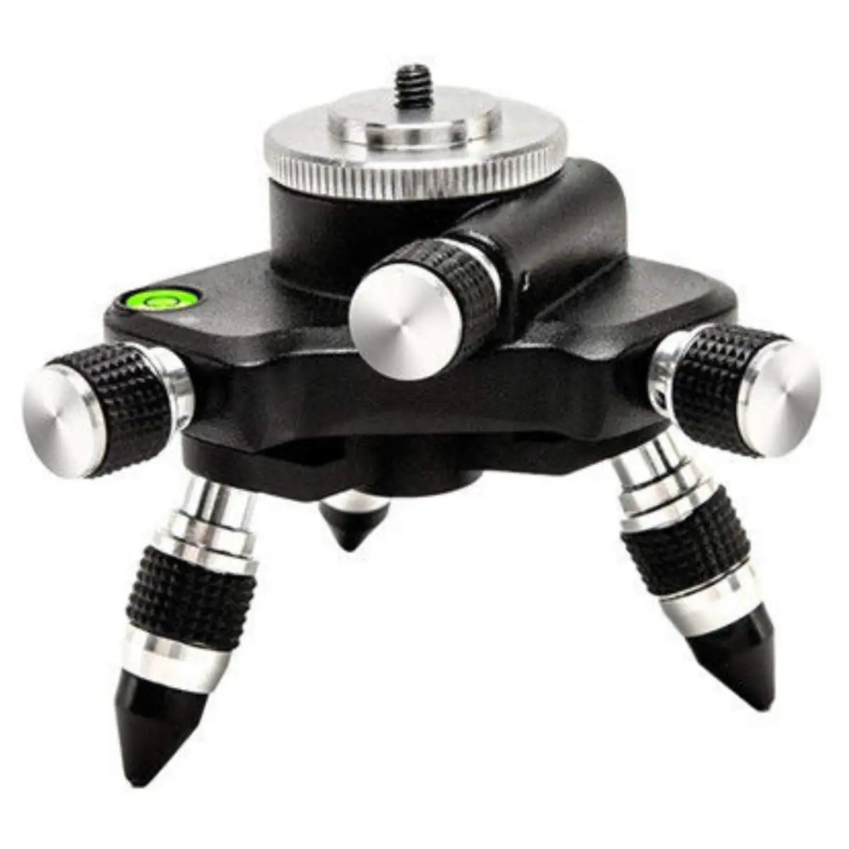 Aluminum Alloy Laser Level Tripod Bracket 360 Degree Rotating Fine