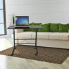 Removable P2 15MM Chipboard & Steel Side Table Black 3
