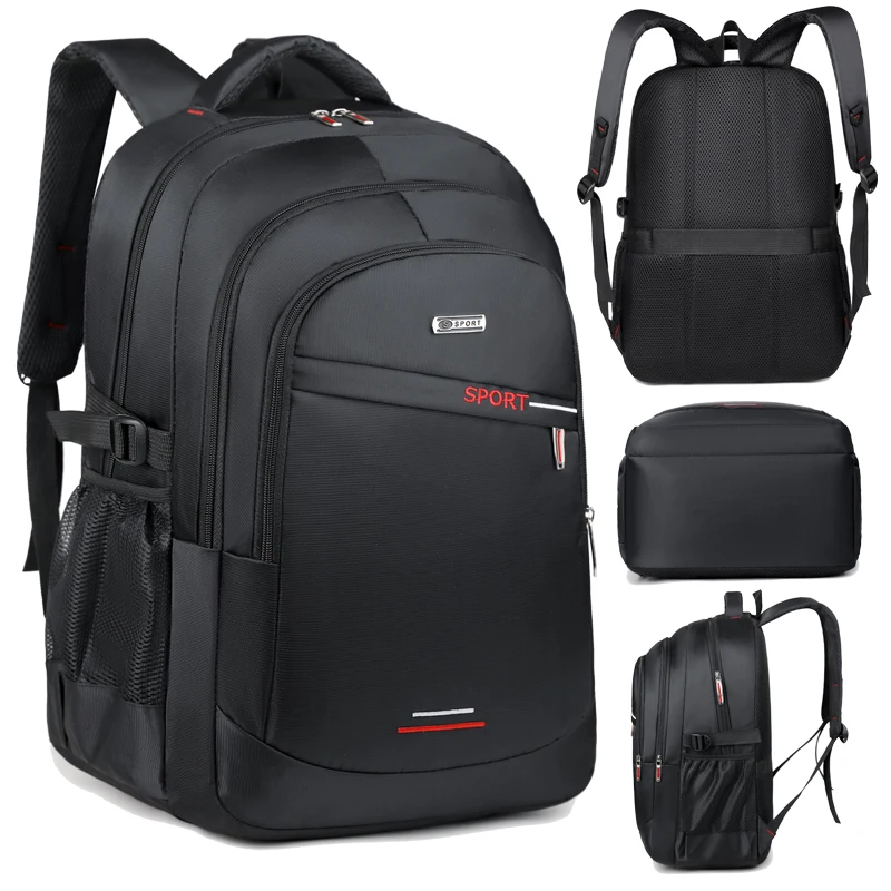 5-layer men's backpack - durable, waterproof, multifunctional design, with bottle strap - perfect for outdoor activities, busine