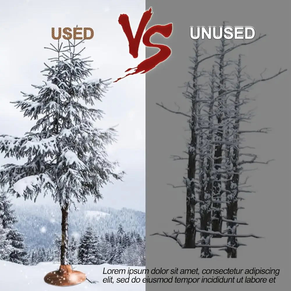 겨울 나무 뿌리 보호대 겨울 추운 날씨에 끈이 달린 야자수 뿌리 보호대 뿌리 가드 사용하기 쉬움