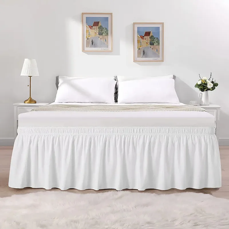 Excellent Thick Wrap Around Ruffled Bed Skirts With Strong Widen