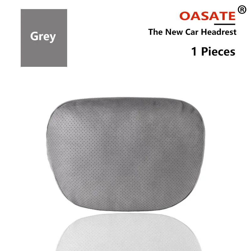 thumbnail image 1 of OASATE - Almohada para reposacabezas de coche 2.0, soporte para el cuello, asiento de coche, diseño Maybach, clase S, suave, universal, ajustable, para el cuello y la cintura, 1 of 5