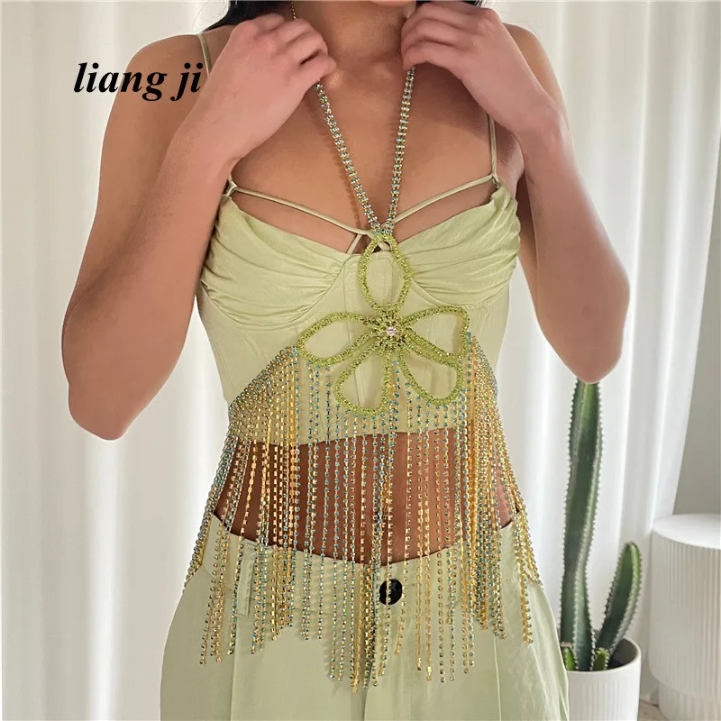 

Sexy Body Jewelry crystal Bra Chain Women Sexy Tassel short skirt Chest Chain Multilayer Wedding Party Nightclub Accessories