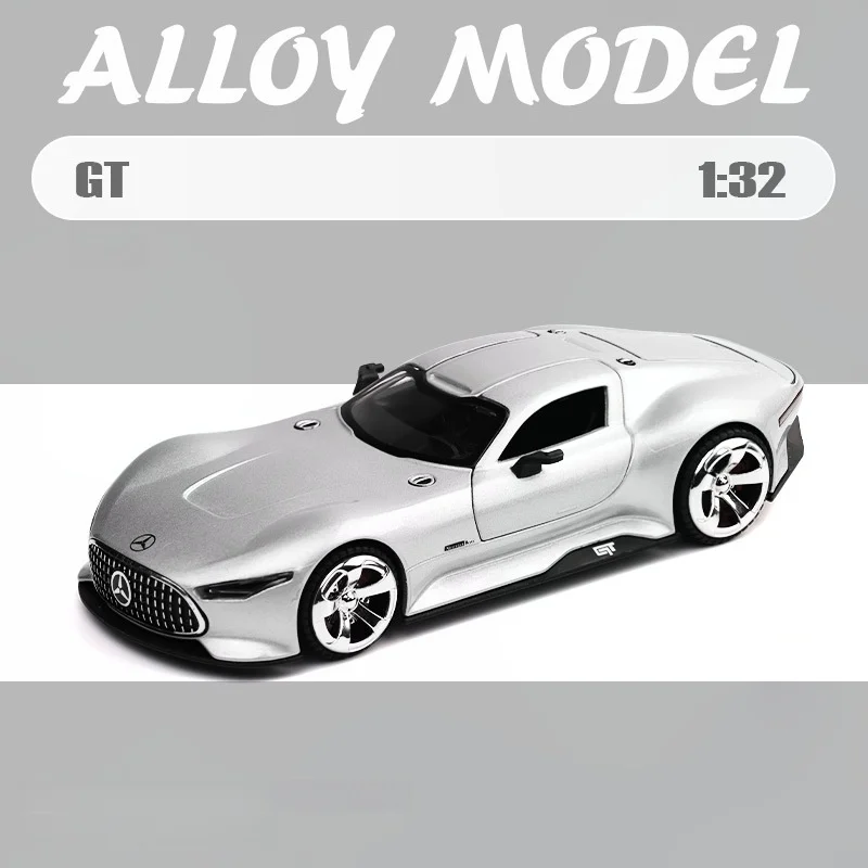1:32 Diecast GT Car Model with Sound and Light - High-Detail Collector's Edition