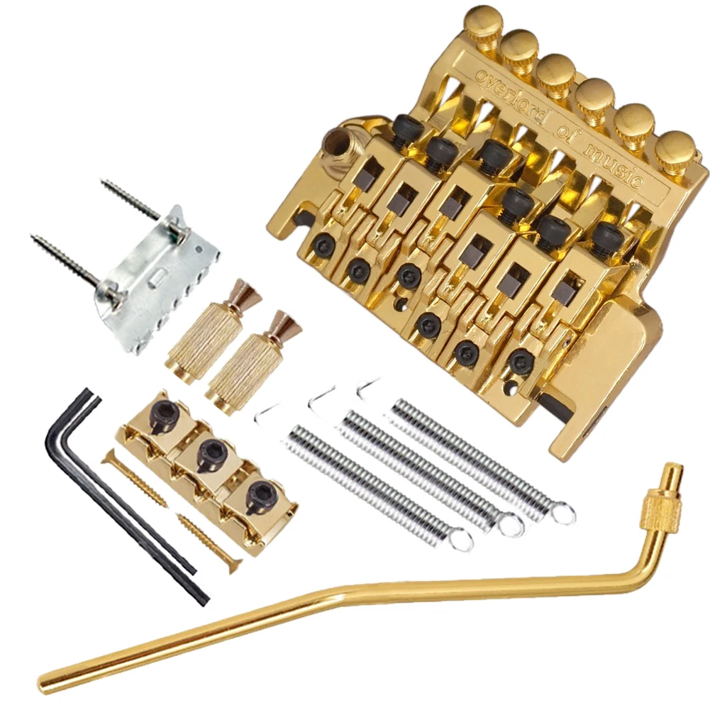

Easy Installation And Adjustment Tremolo Bridge Dimensions Aftermarket Replacement Locking Nut Tremolo Bridge Set