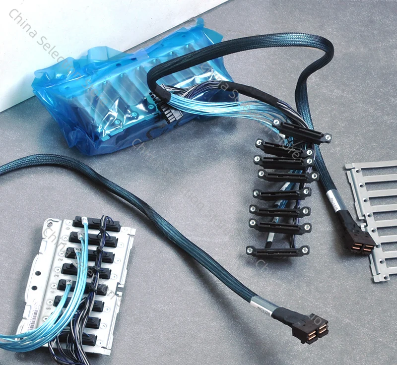 12G Mini SAS Cable 2 SFF8643 To 8 SAS 29P 8482 Server Main Board 2 Tow 8
