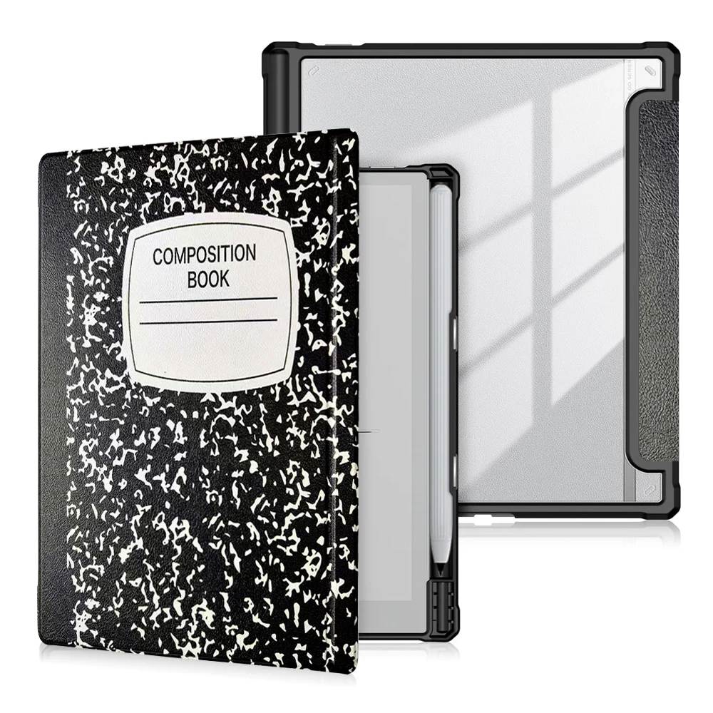 Tablet Case Smart Cover for Onyx Boox Go 10.3 epaper Tablet Magnetic Auto Wake Sleep Protective Pu Leather