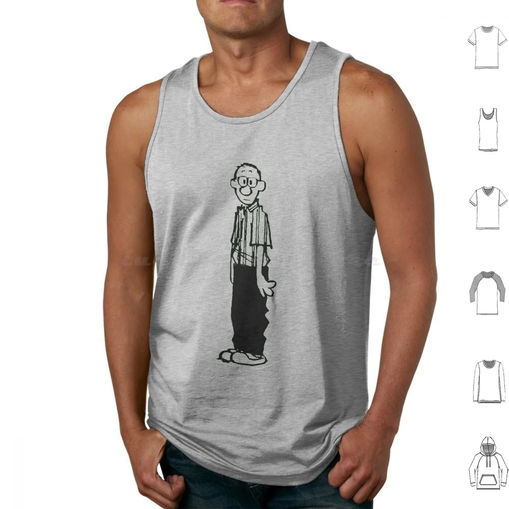

- Calvin'S Dad Tank Tops Print Cotton Bill Watterson Comic Watterson