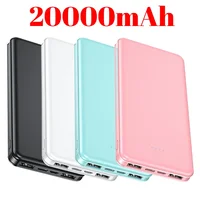 Portable Power Bank 10W Super Fast Charger 20000mAh Ultra Large Capacity Dual Output Dual Input Design External Battery Pack 2
