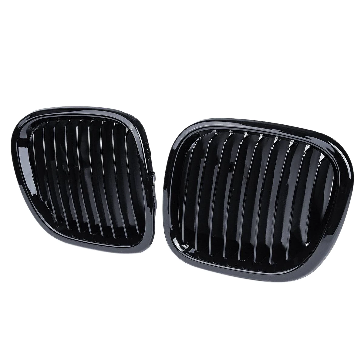 

Glossy Black Front Bumper Front Kidney Grill Grille For-BMW Z3